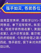 亚洲小国球员在篮球世界杯上实现突破吗